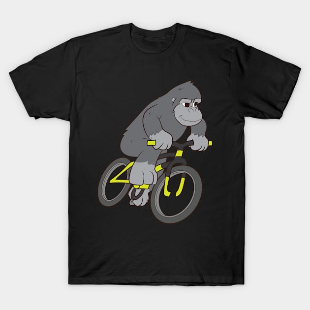 Mountain Bike Shirt | Gorilla Gift T-Shirt by Gawkclothing